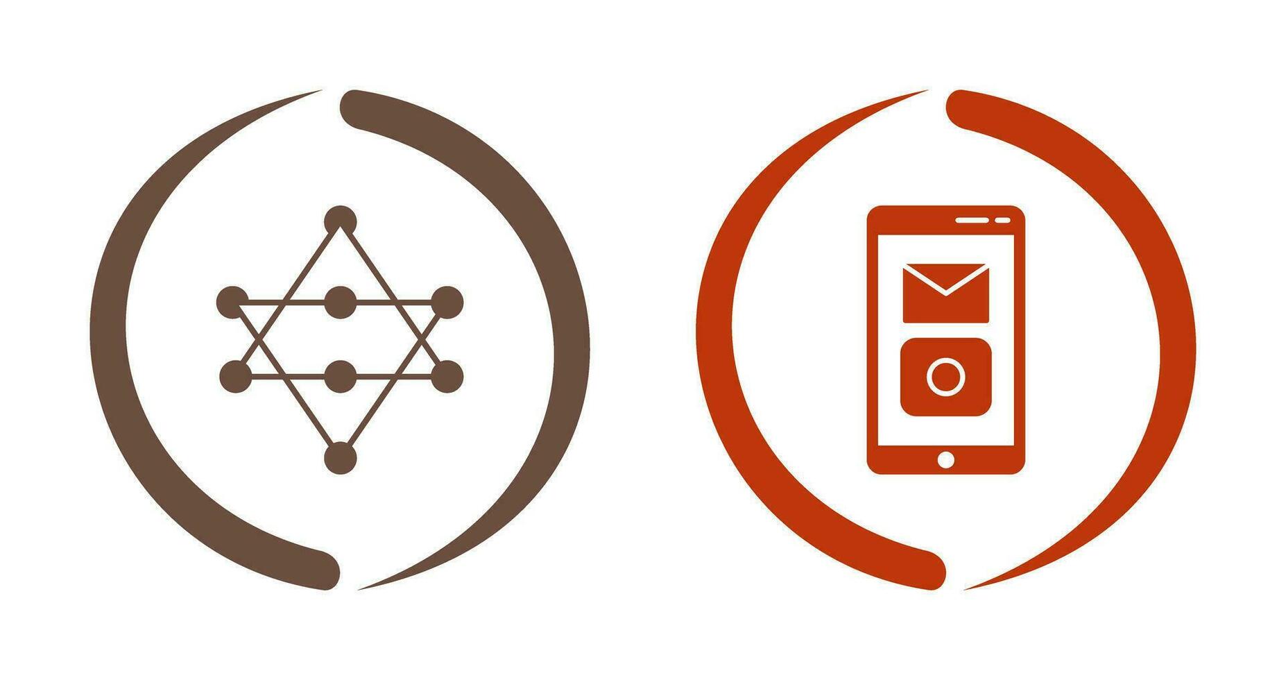 Networks and Mobile Applications Icon vector