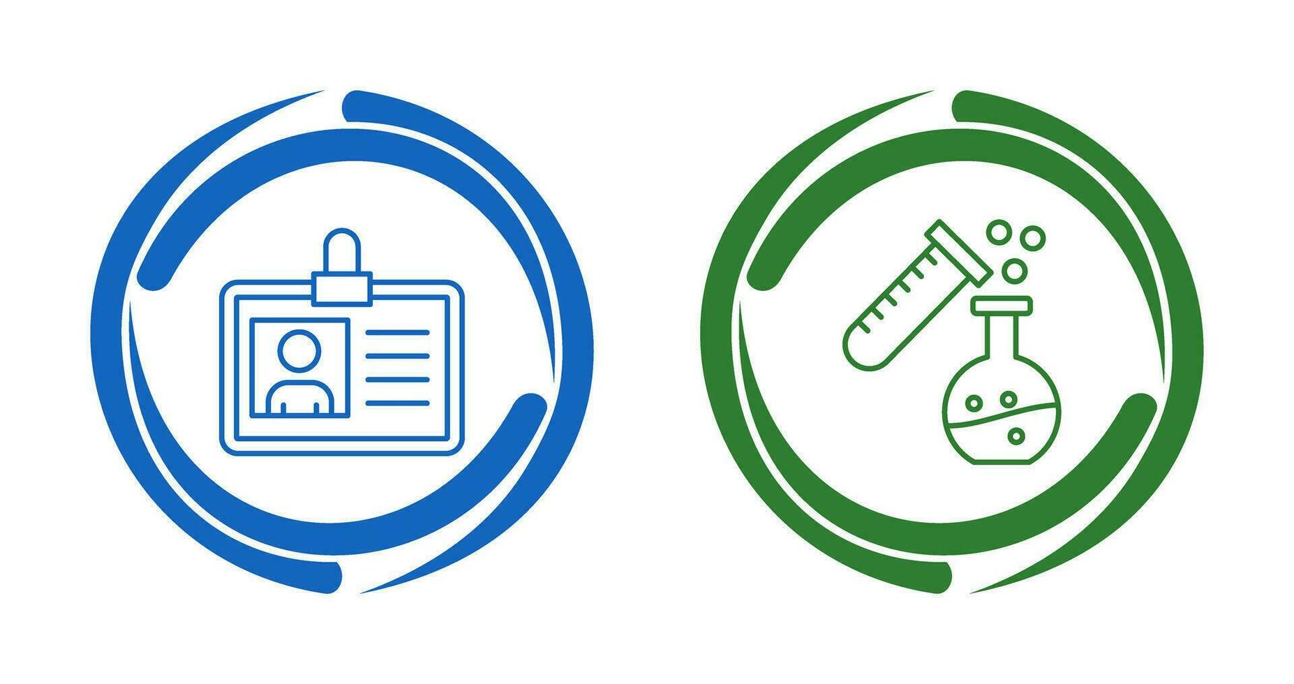 Identity and Lab Icon vector