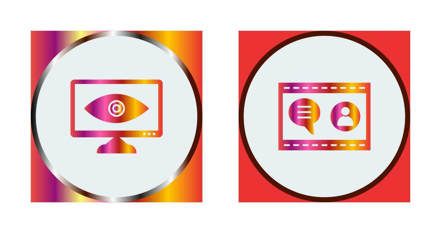 Web Visibility and Web Support  Icon vector