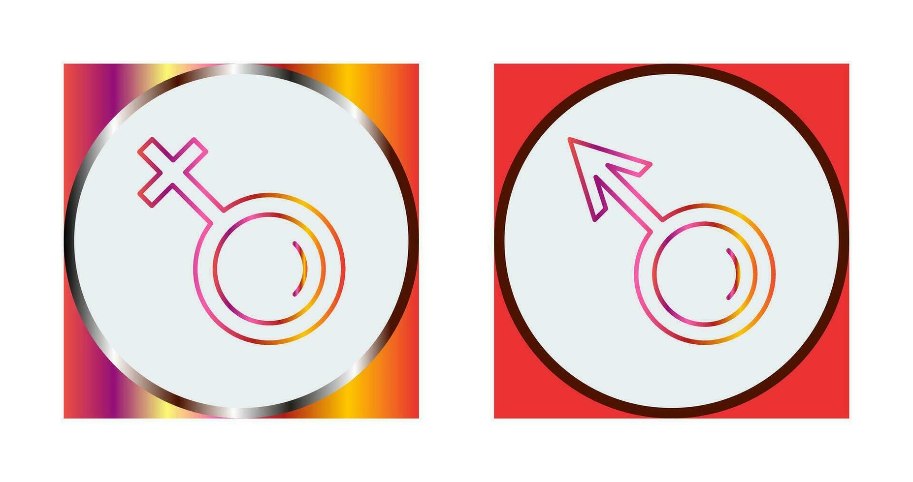 Female and Male Icon vector