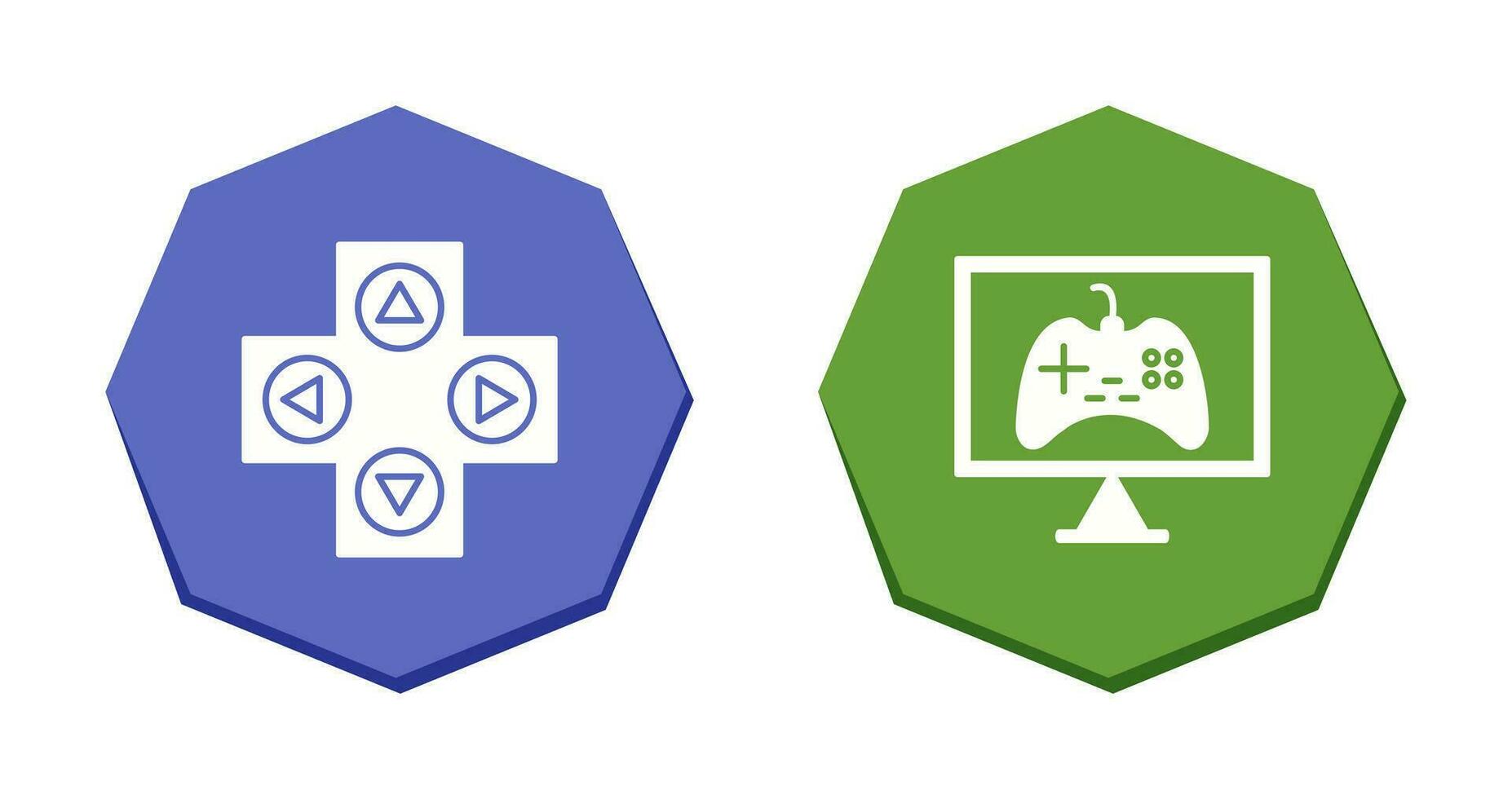 Gaming Control and Online Games Icon vector