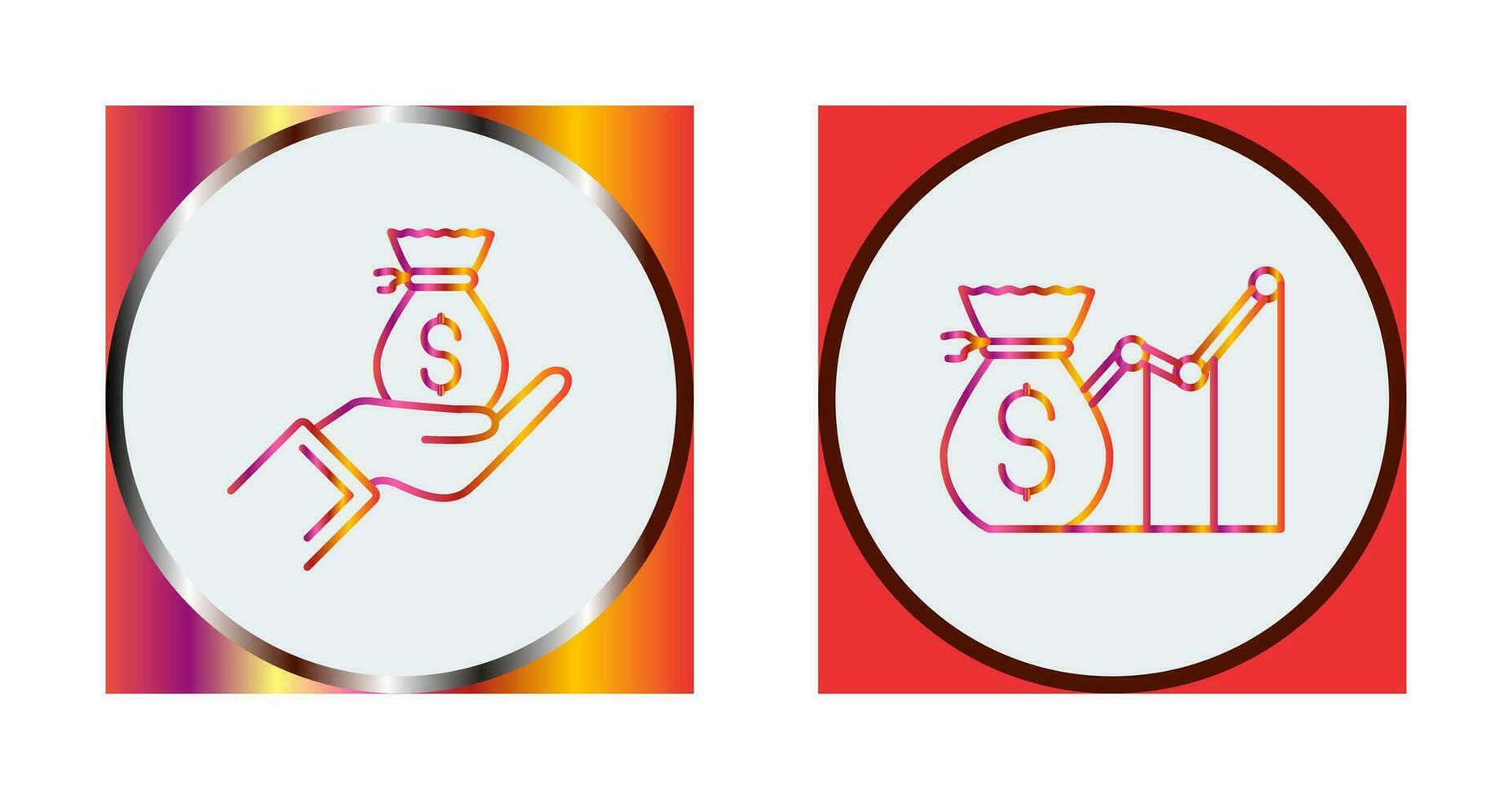 Wage and Email Icon vector