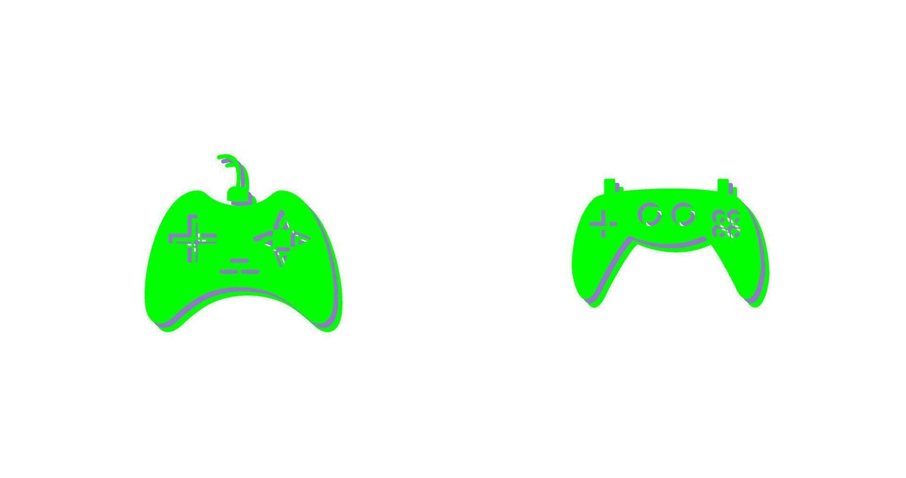 Gaming Console and Gaming Console Icon vector