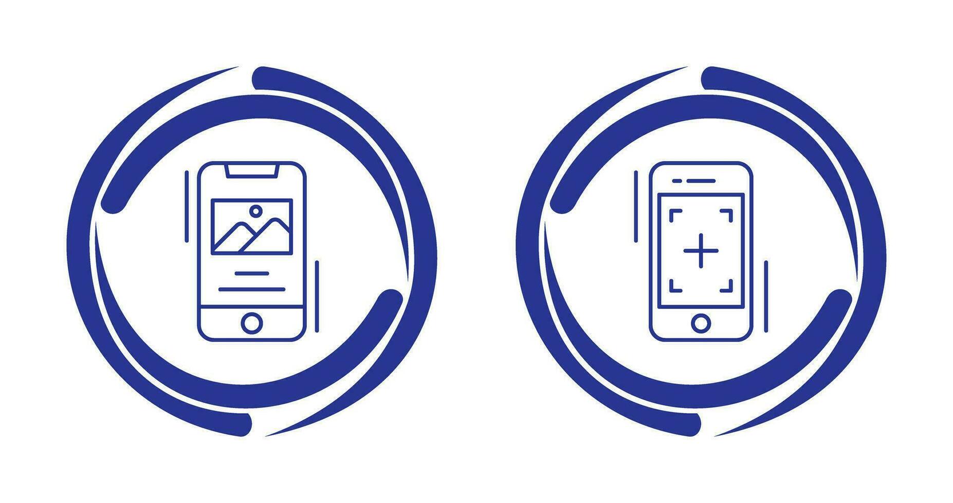 Gallery and Focus Icon vector