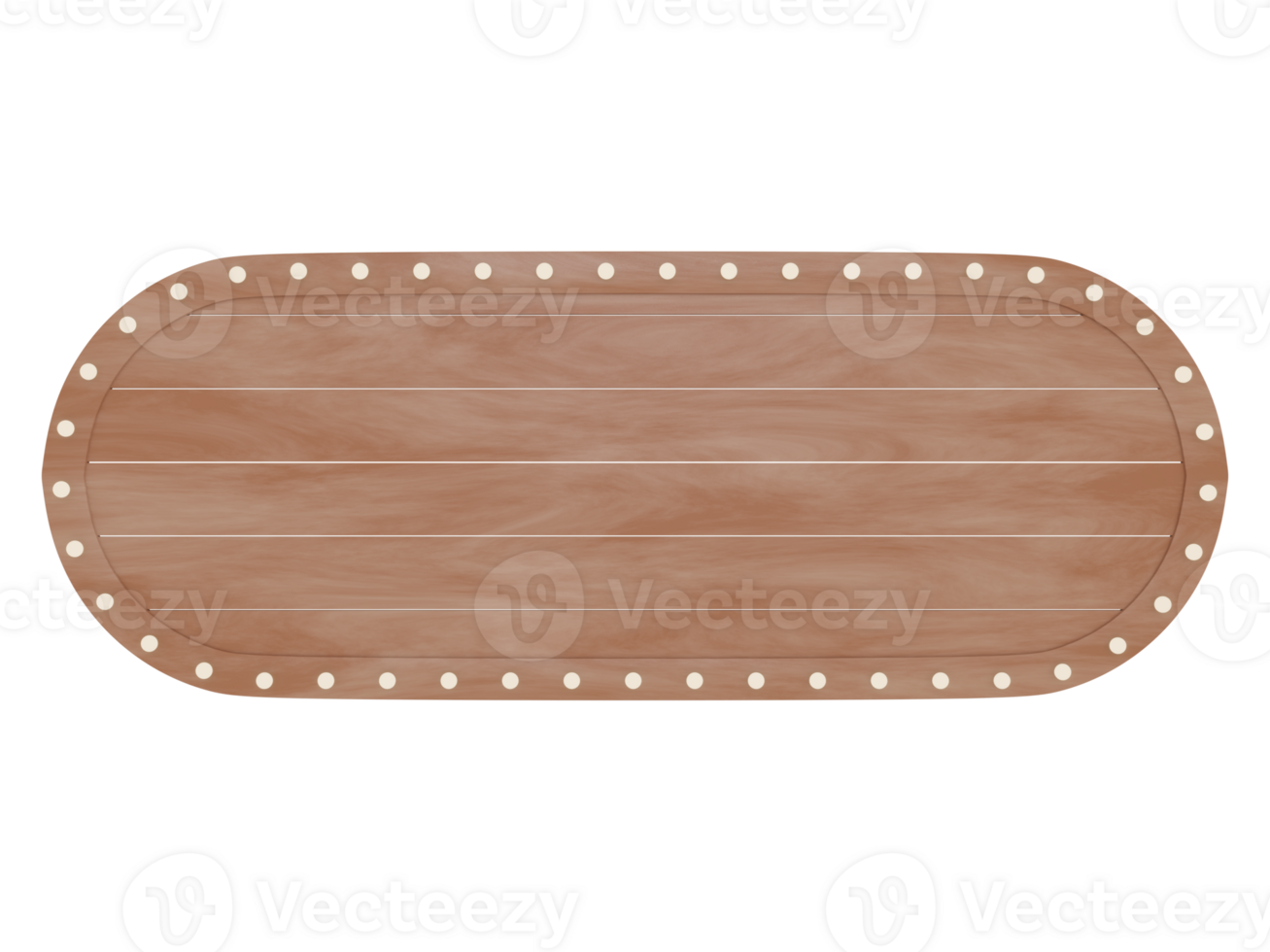 3D Wooden Signboards With Light Frame png