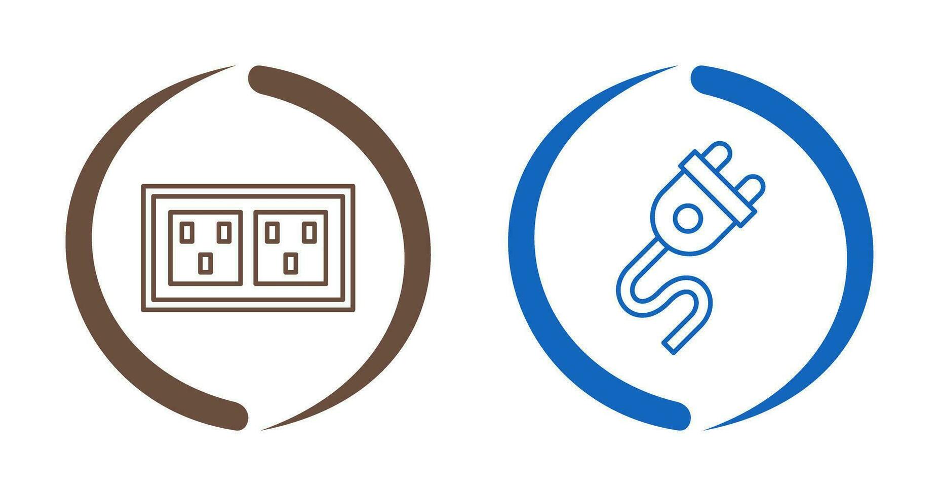 Socket and Plug Icon vector