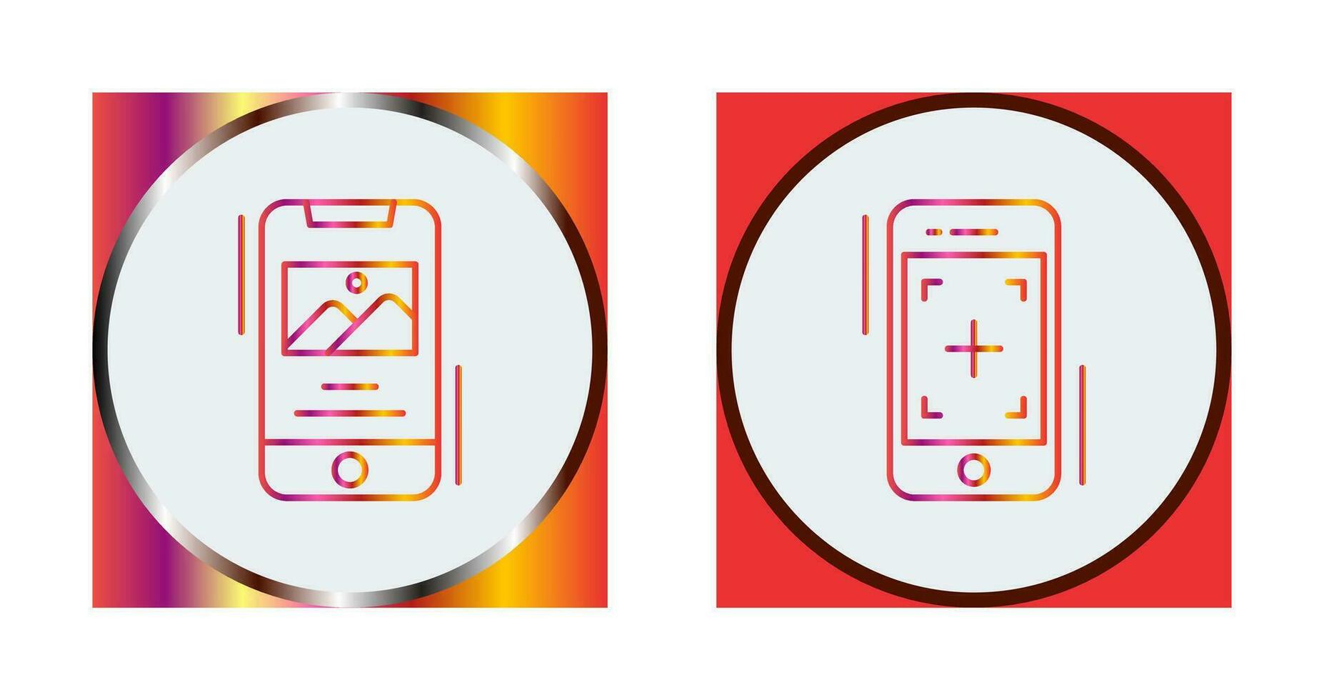 Gallery and Focus Icon vector