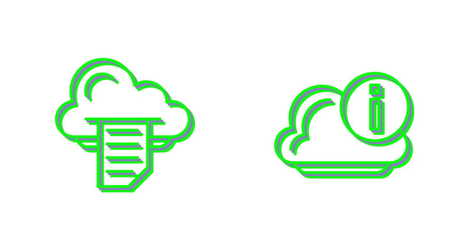 File and Information Icon vector