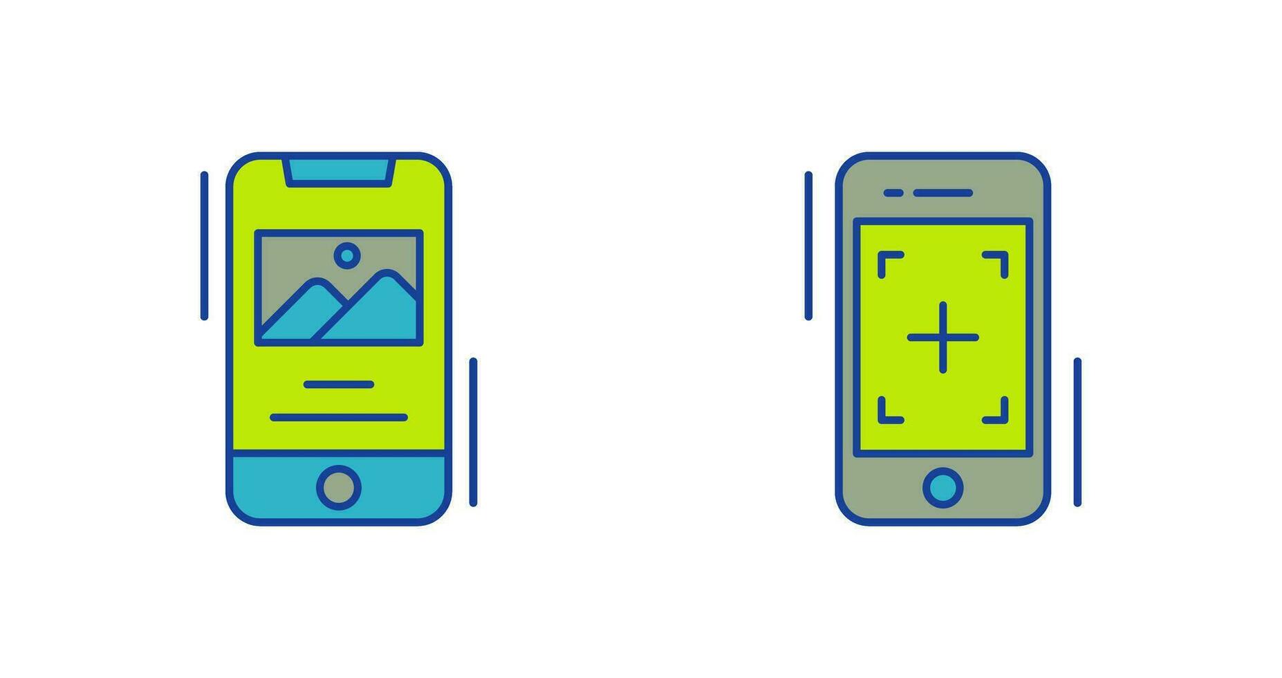 Gallery and Focus Icon vector