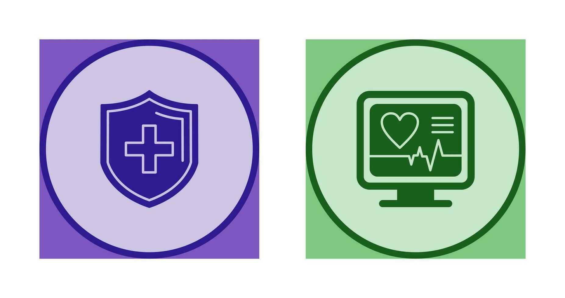 Protection and Plus Icon vector