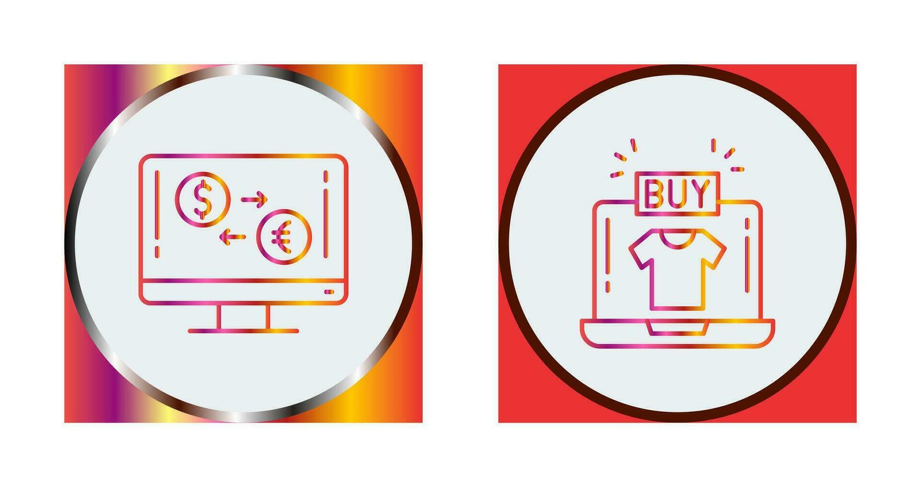 Currency Exchange and Buy Icon vector