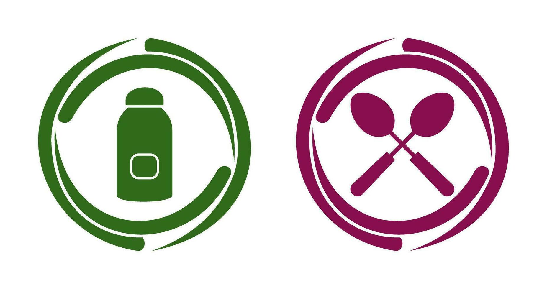 syrup and spoon Icon vector