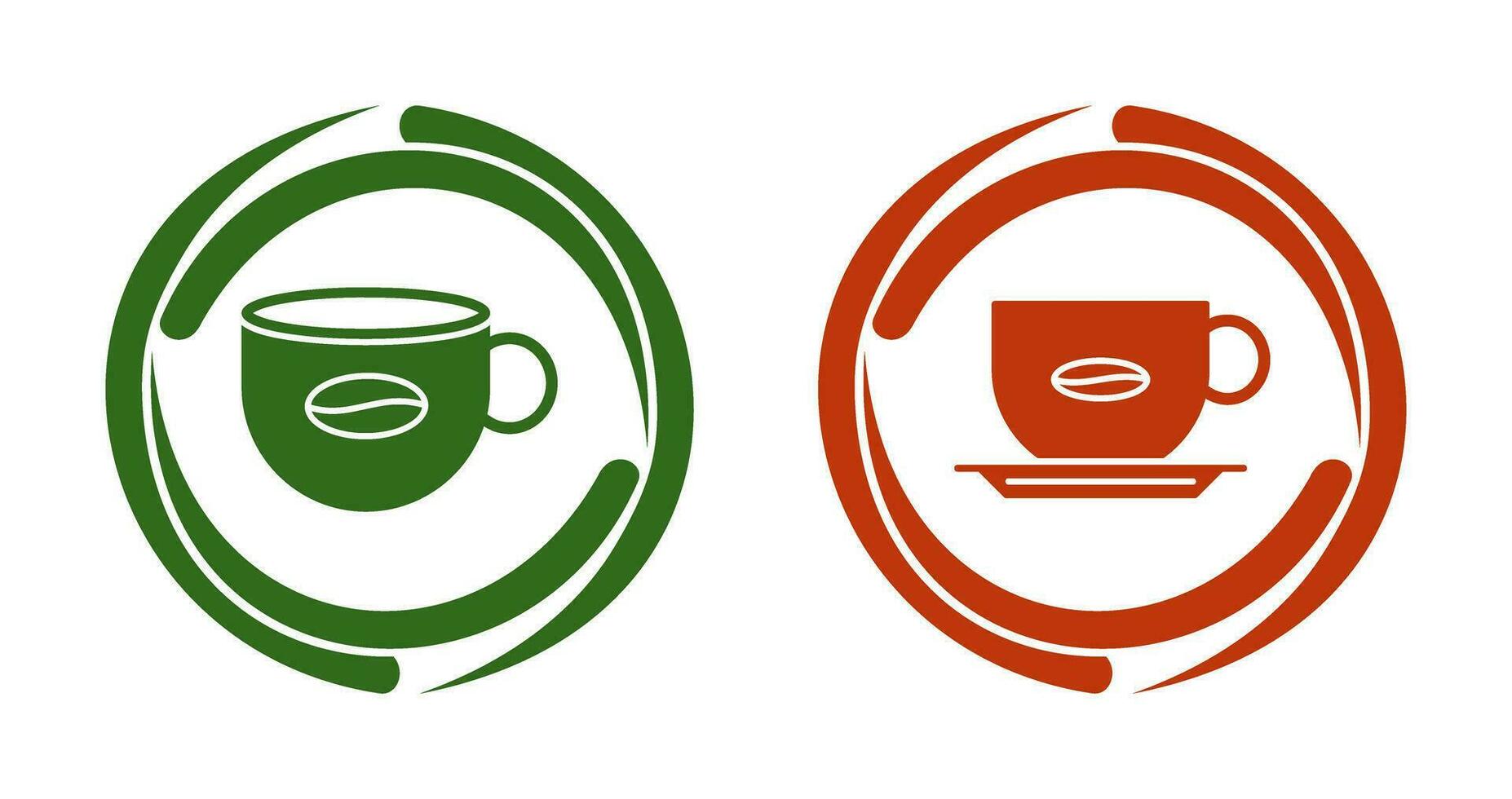 Coffee and coffee Mug  Icon vector