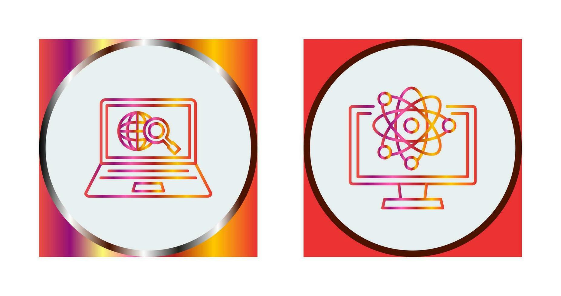 Explore and Science Icon vector