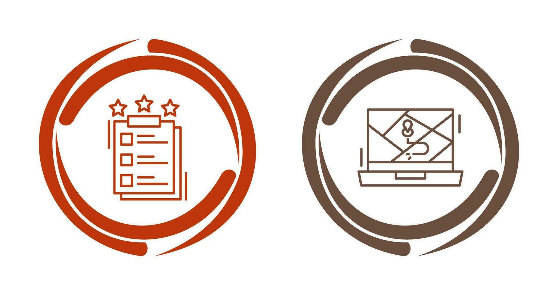 Project Features and Google Map Icon vector