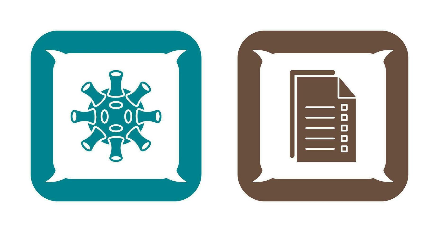 Virus and Data Icon vector