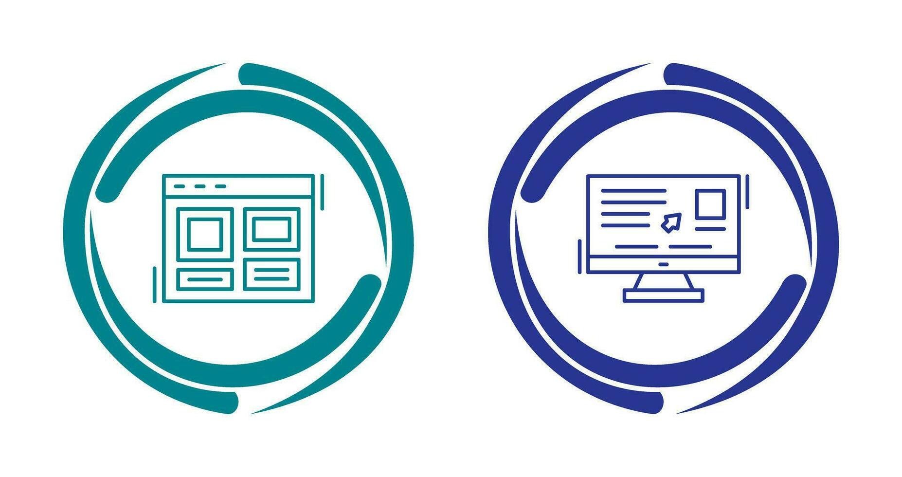 Layout and Usability Icon vector