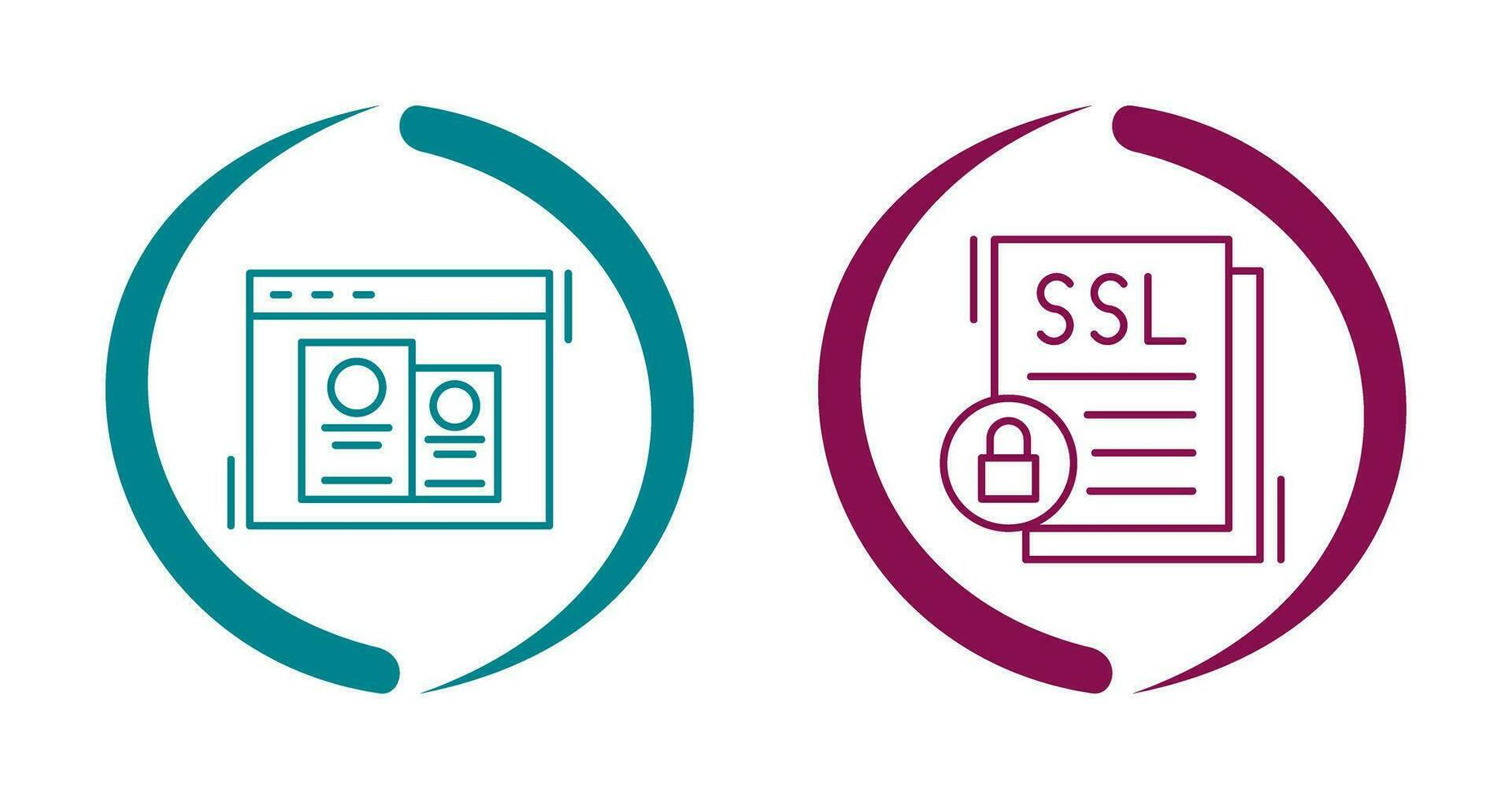 User and Protection Icon vector