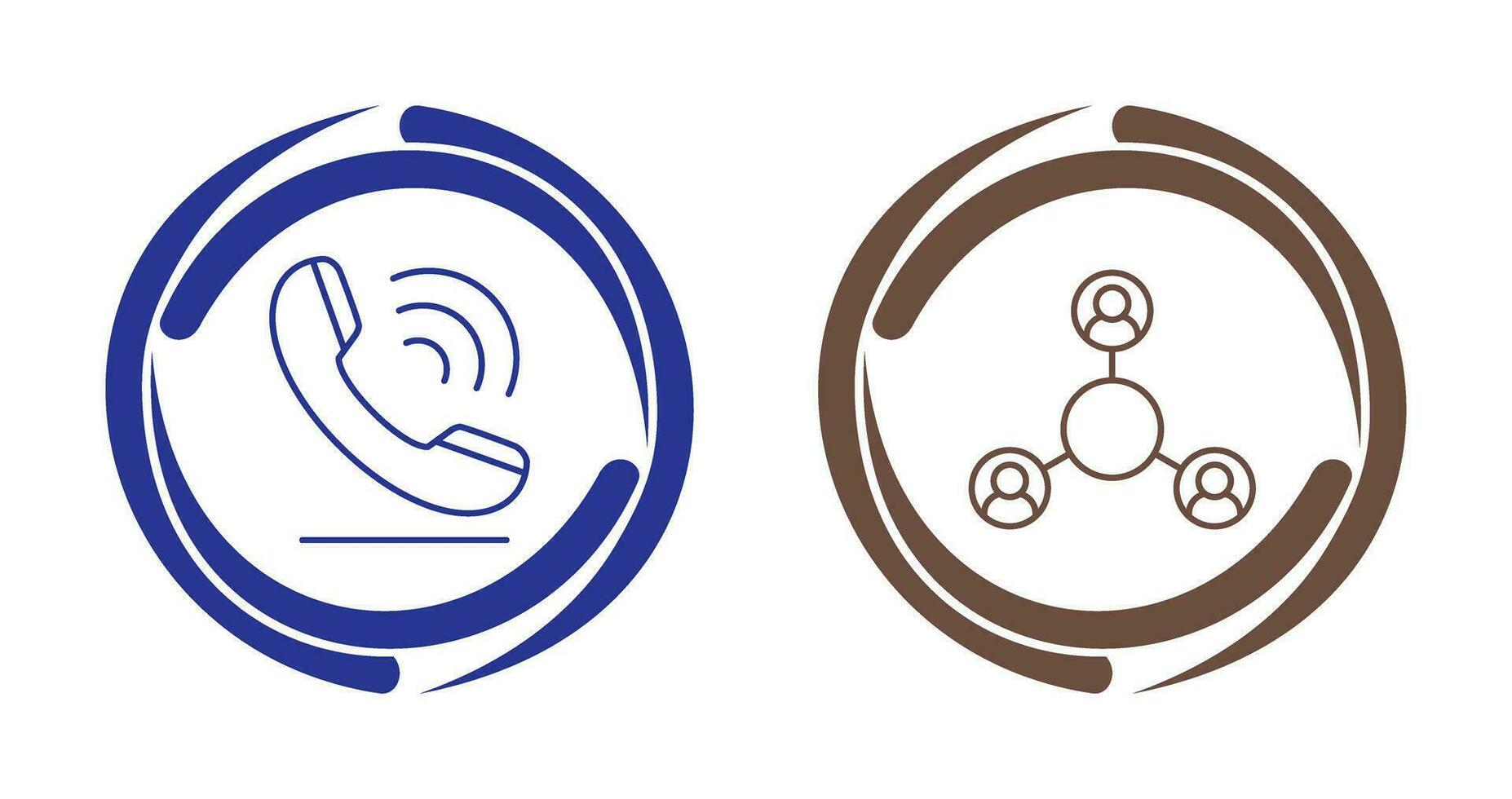 Phone and Share Icon vector