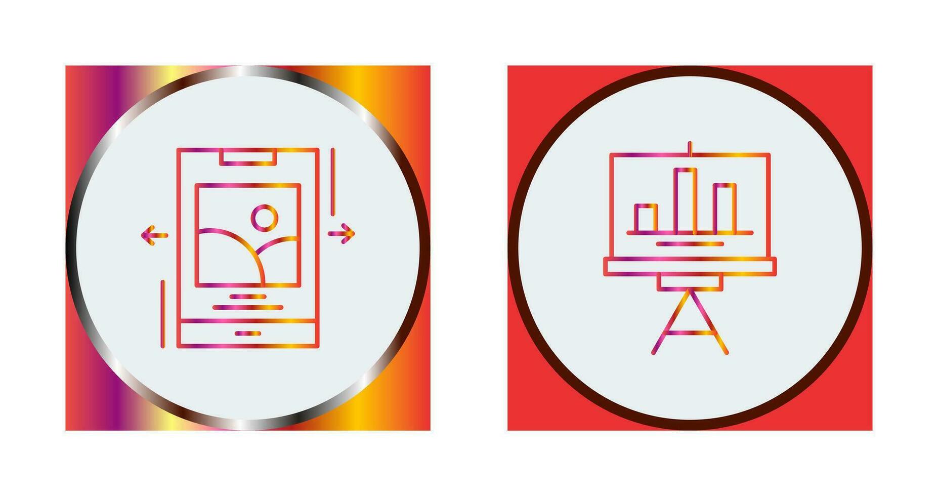 Swipe and Finance Icon vector