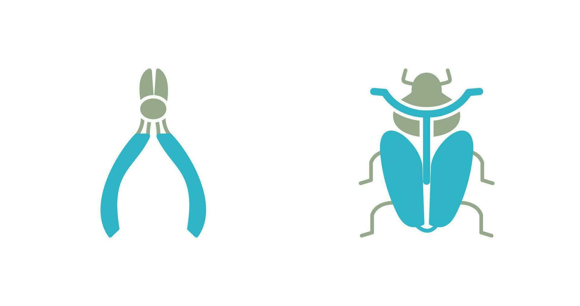 Cutter and Insect Icon vector