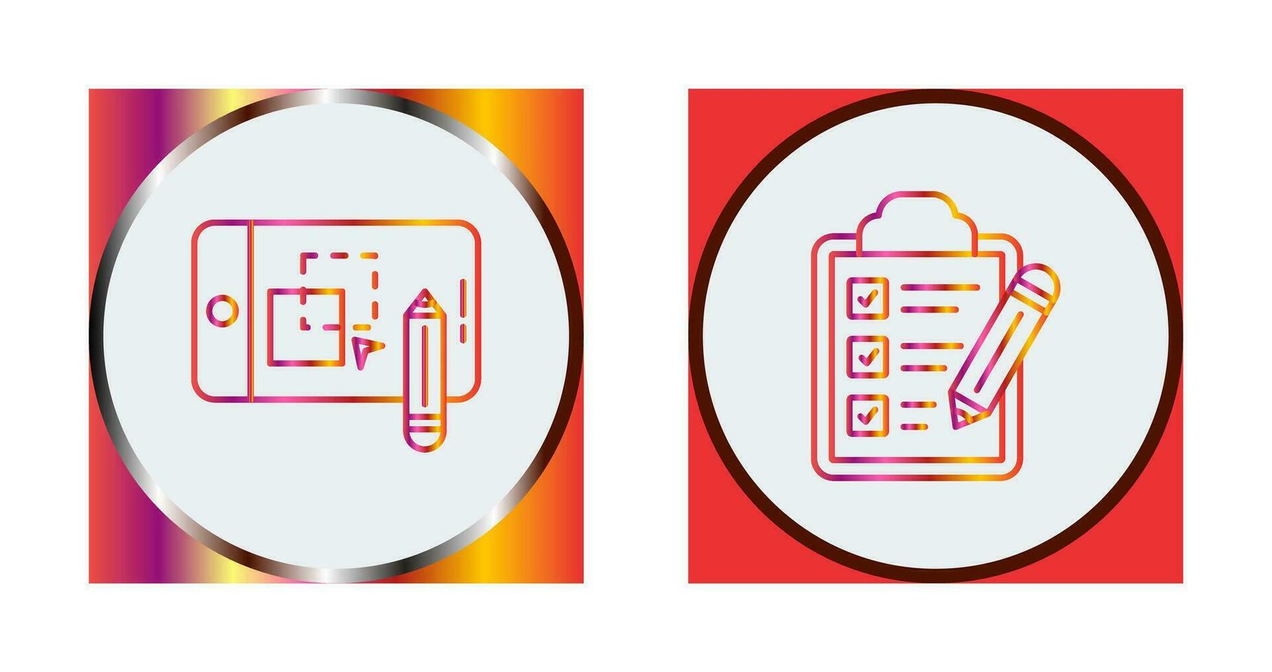 Pathfinder and Checklist Icon vector