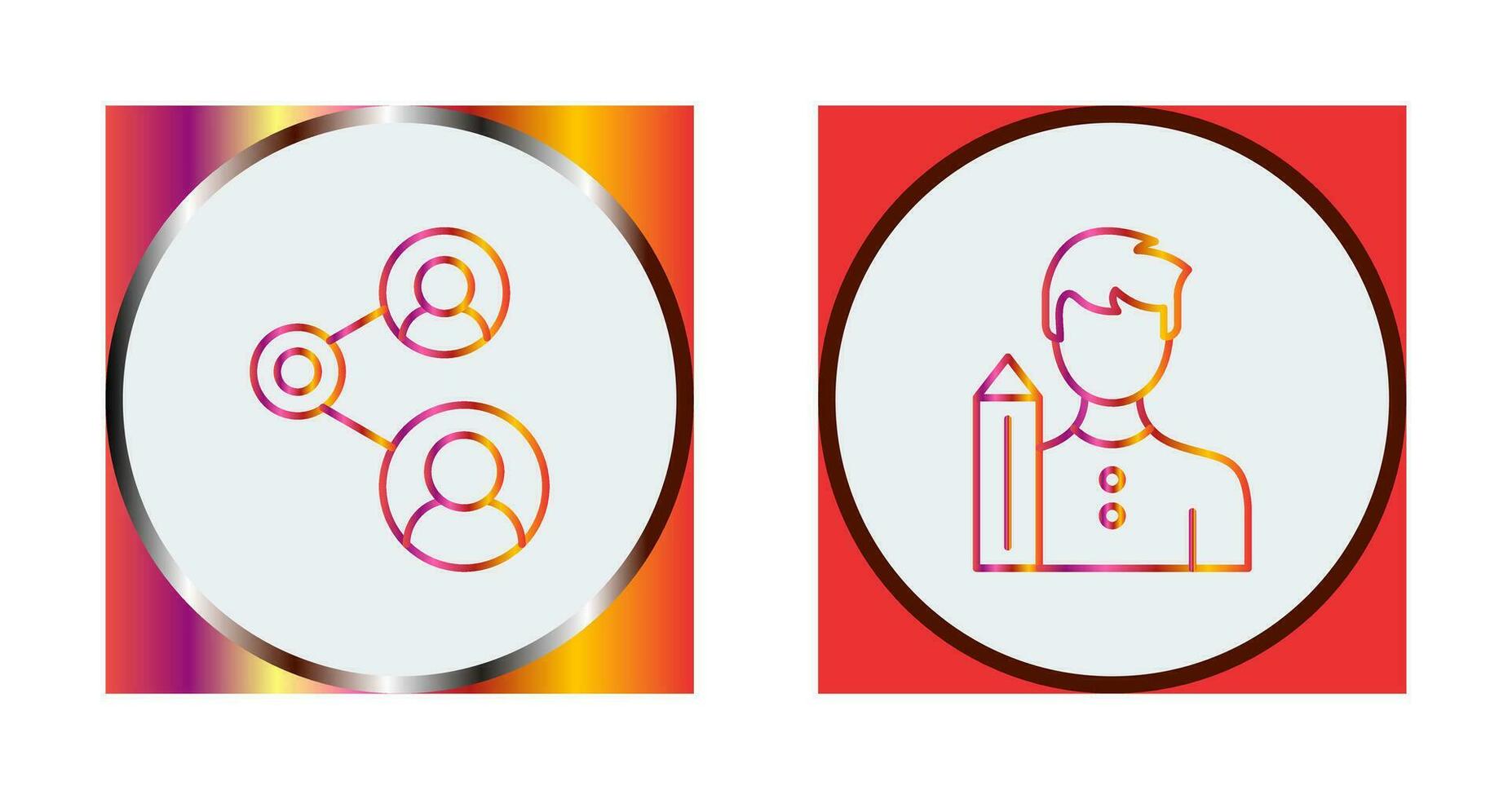 Share and Designer Icon vector