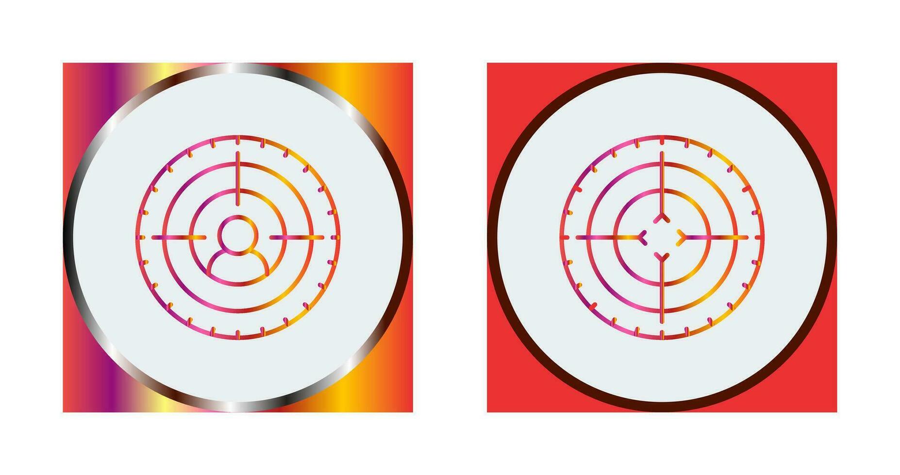 Goal and Target Icon vector