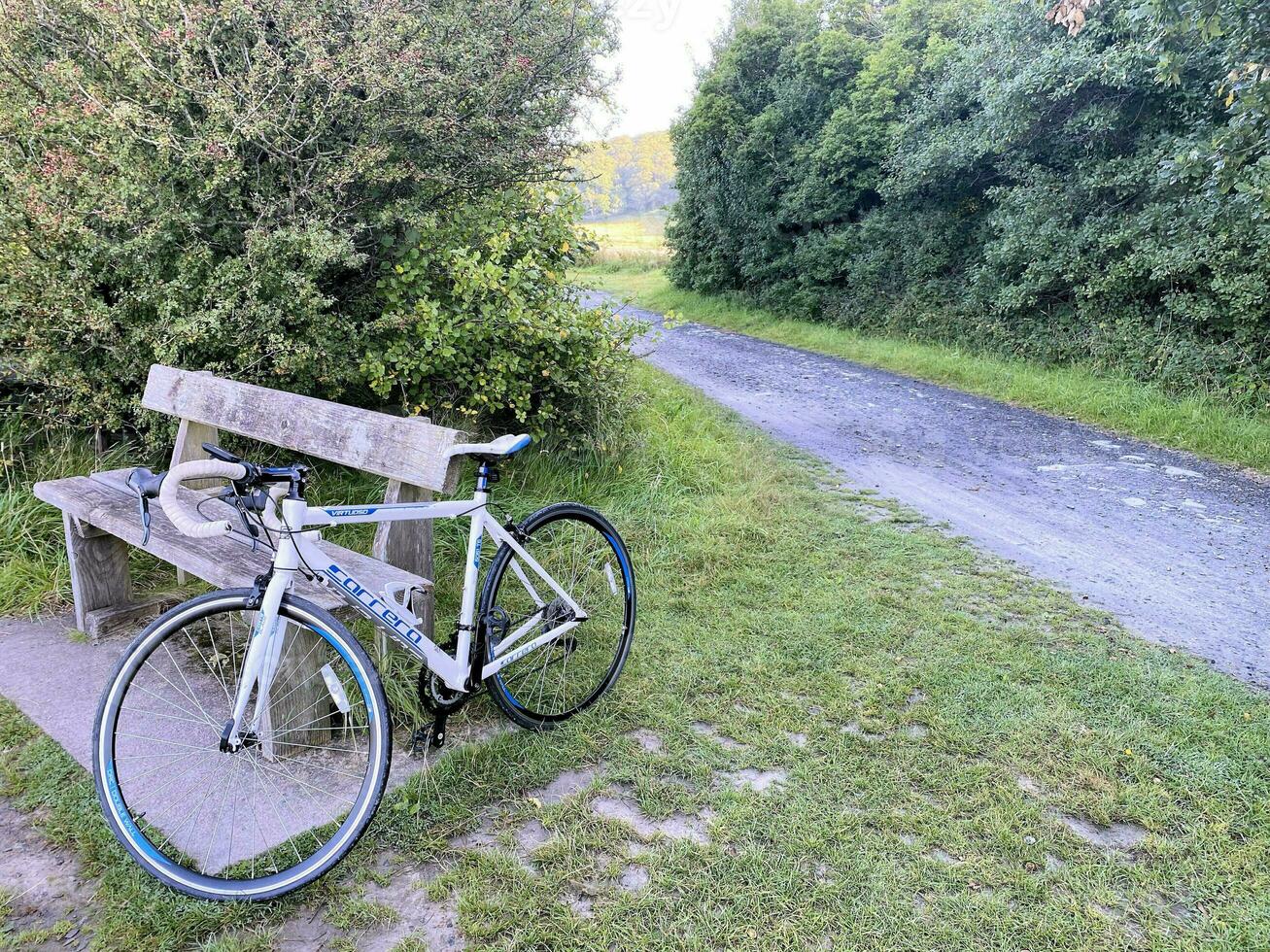 A view of the North Wales Countryside on the Mawddach Trail photo