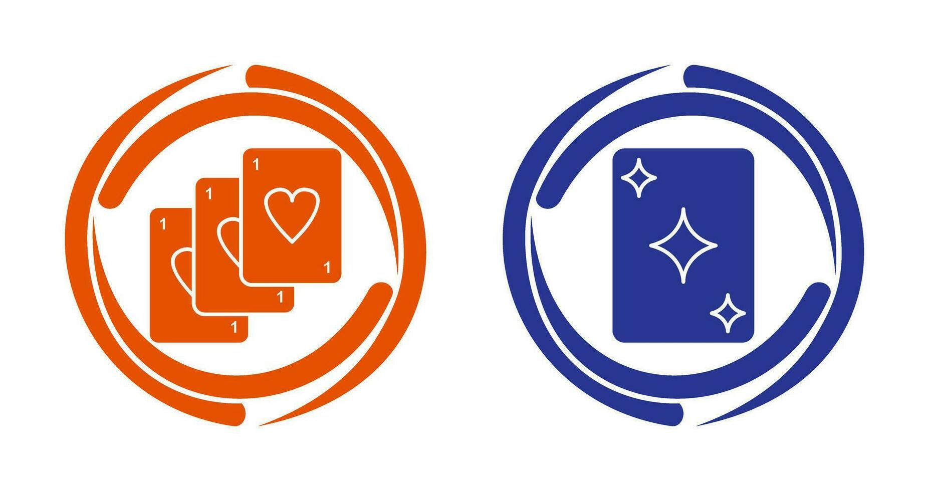 Deck of Card and Card Icon vector