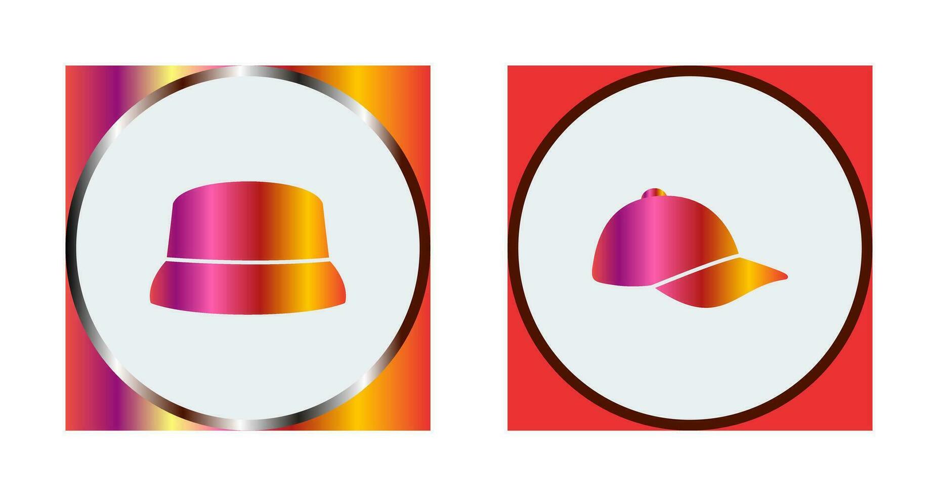 Hat and athletic Icon vector