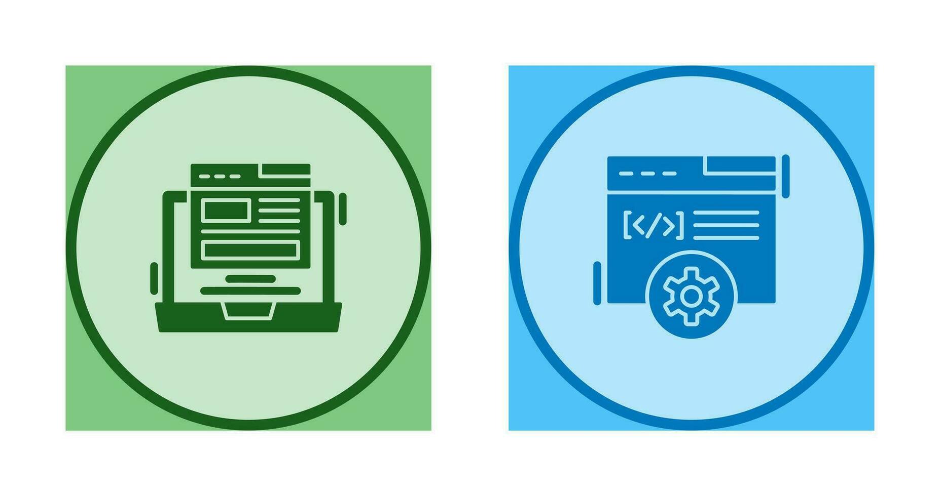 Layout and Development Icon vector