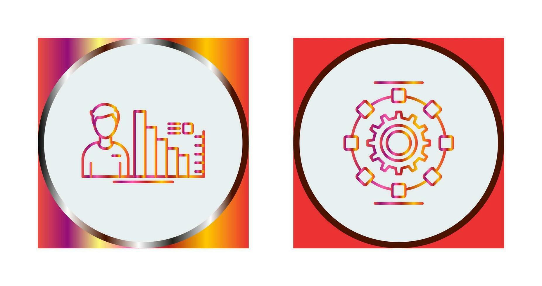 Consulting and Automated  Icon vector