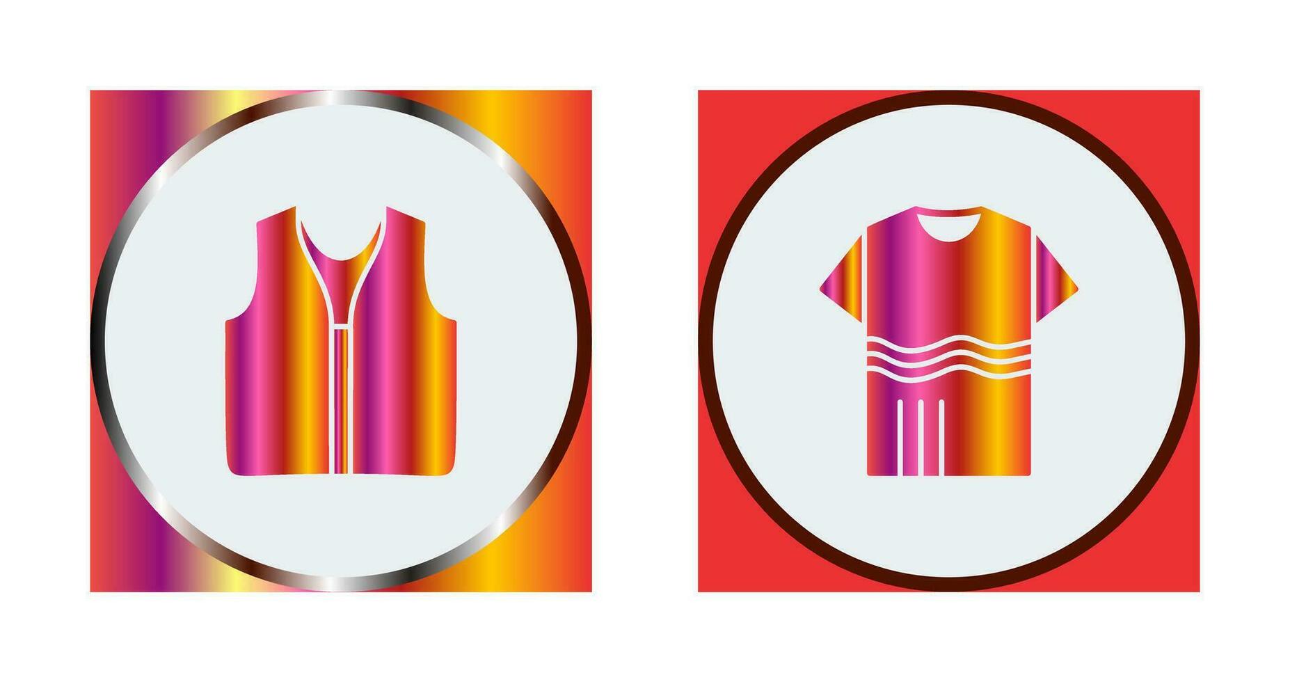 Swimming Vest and Accessory Icon vector