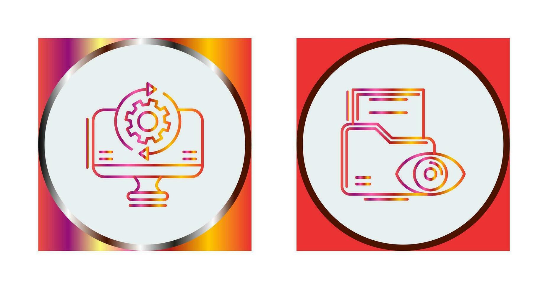 Synchronization and Data Visualization Icon vector