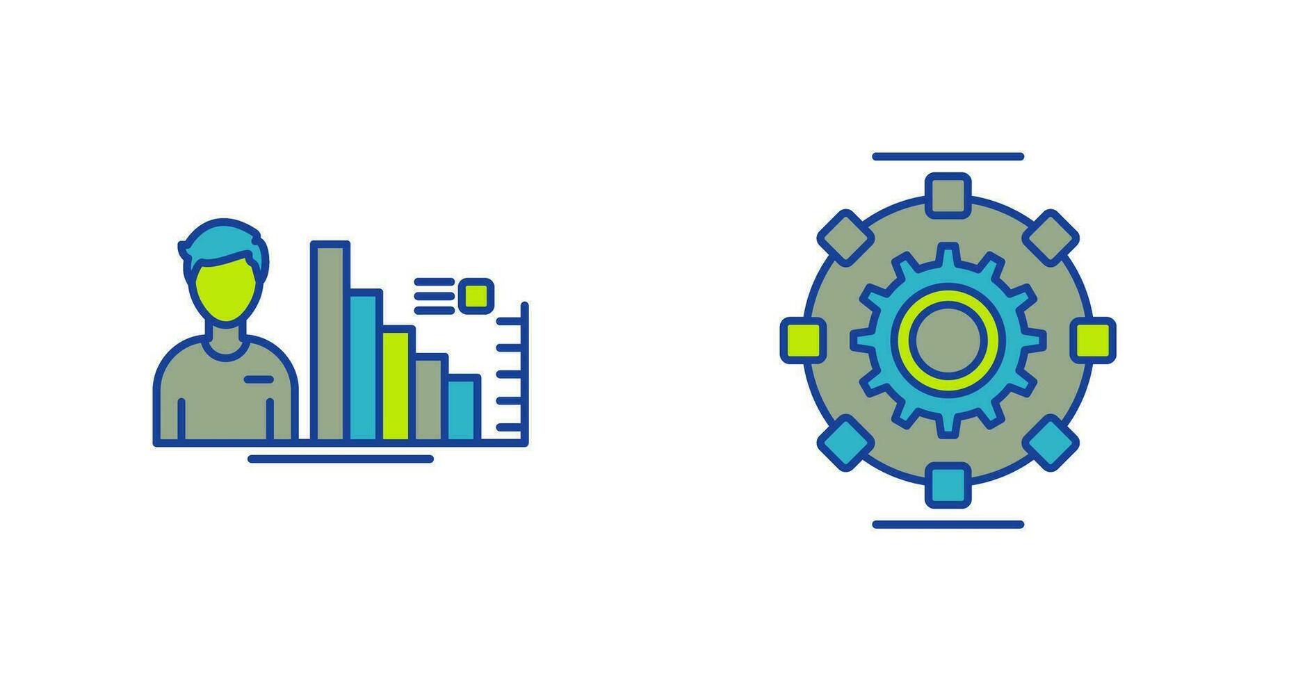 Consulting and Automated  Icon vector