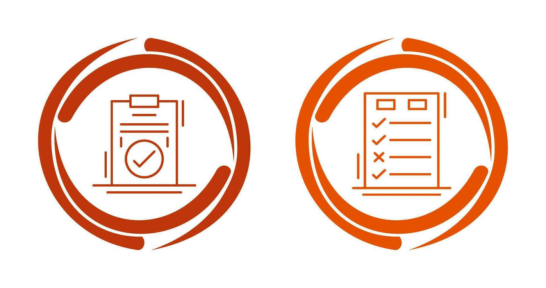 Today to Done Check List and Checkmark Icon vector