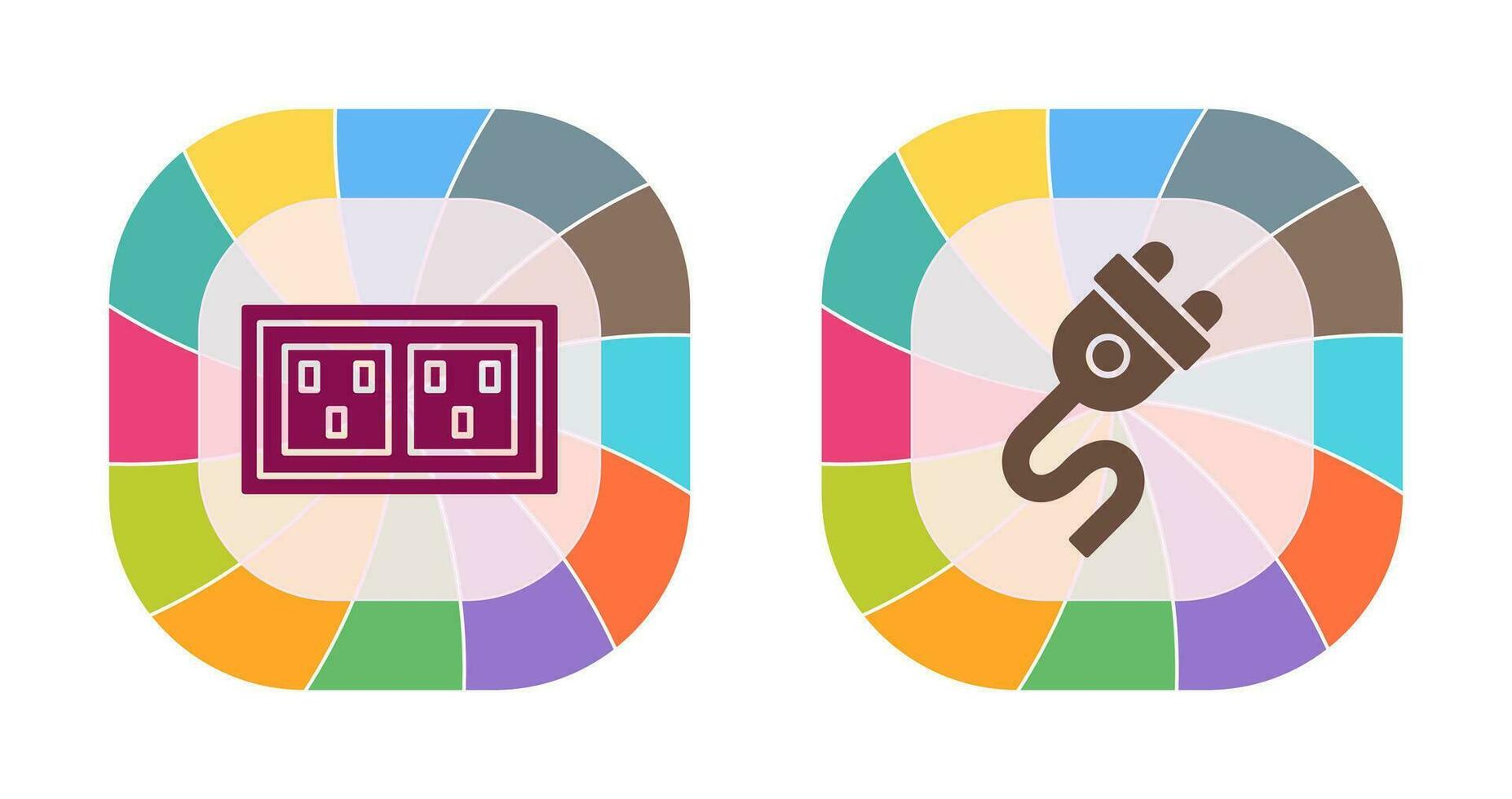 Socket and Plug Icon vector