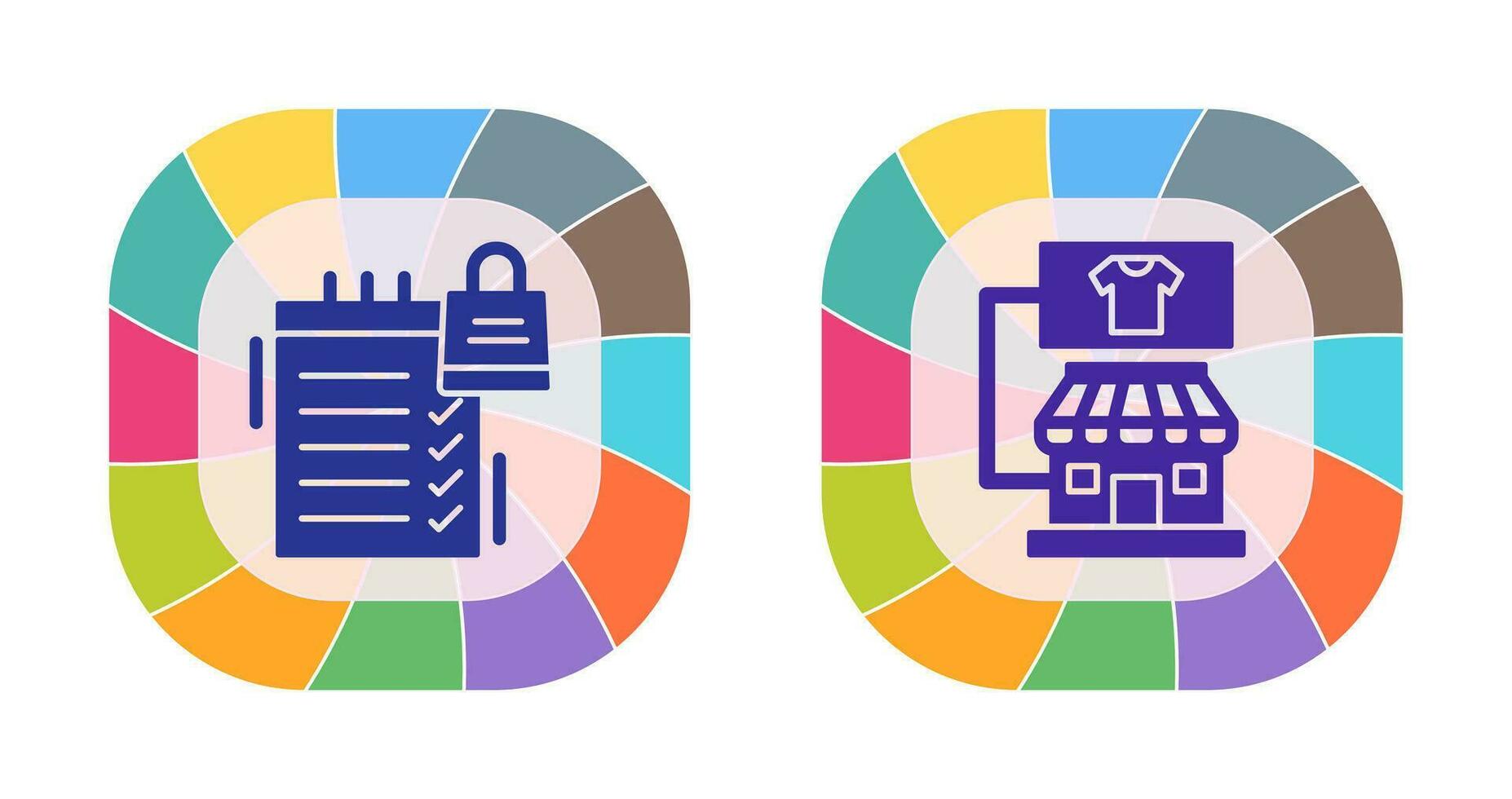 Shopping and Store Icon vector