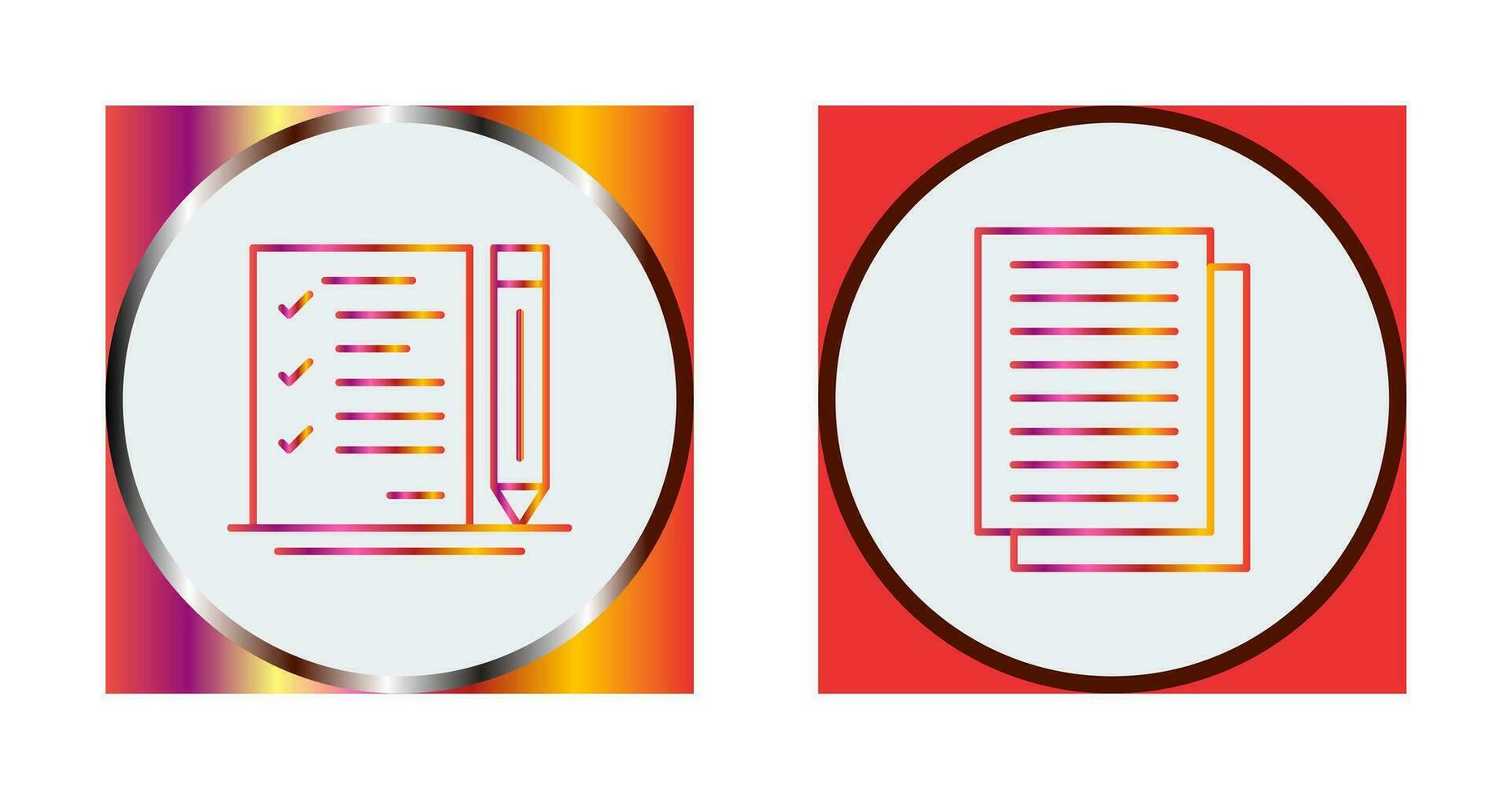 Agreement and Document Icon vector