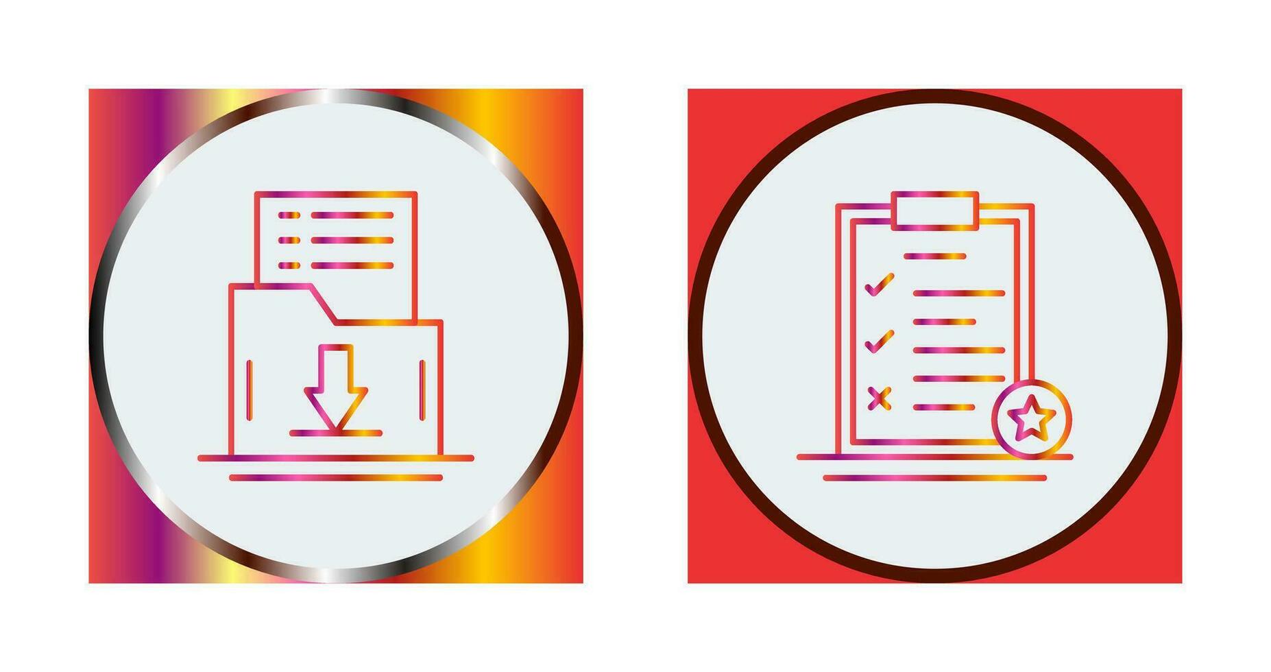 Save List and Task List Icon vector