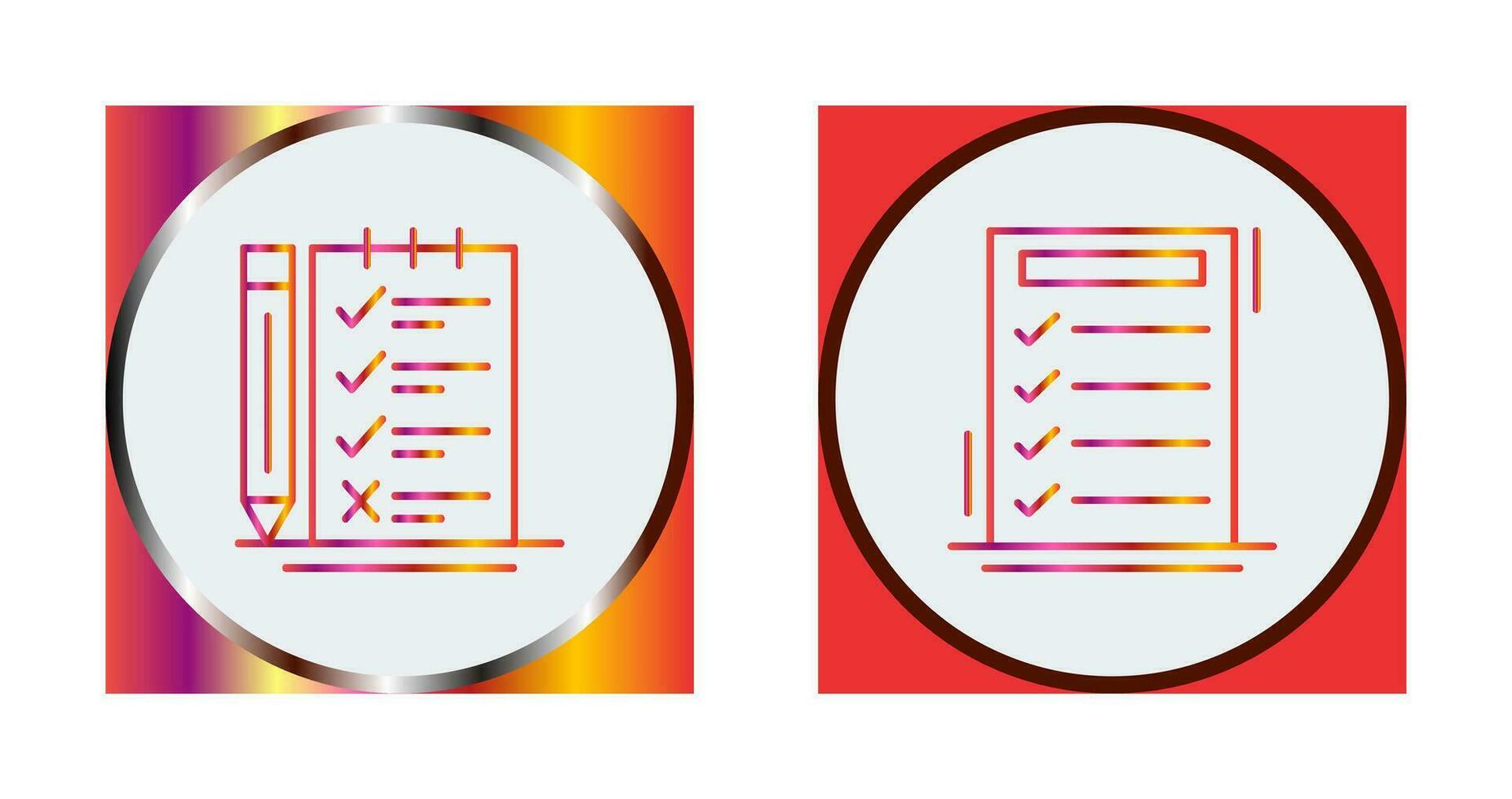 Survey Checklist and To do List Icon vector