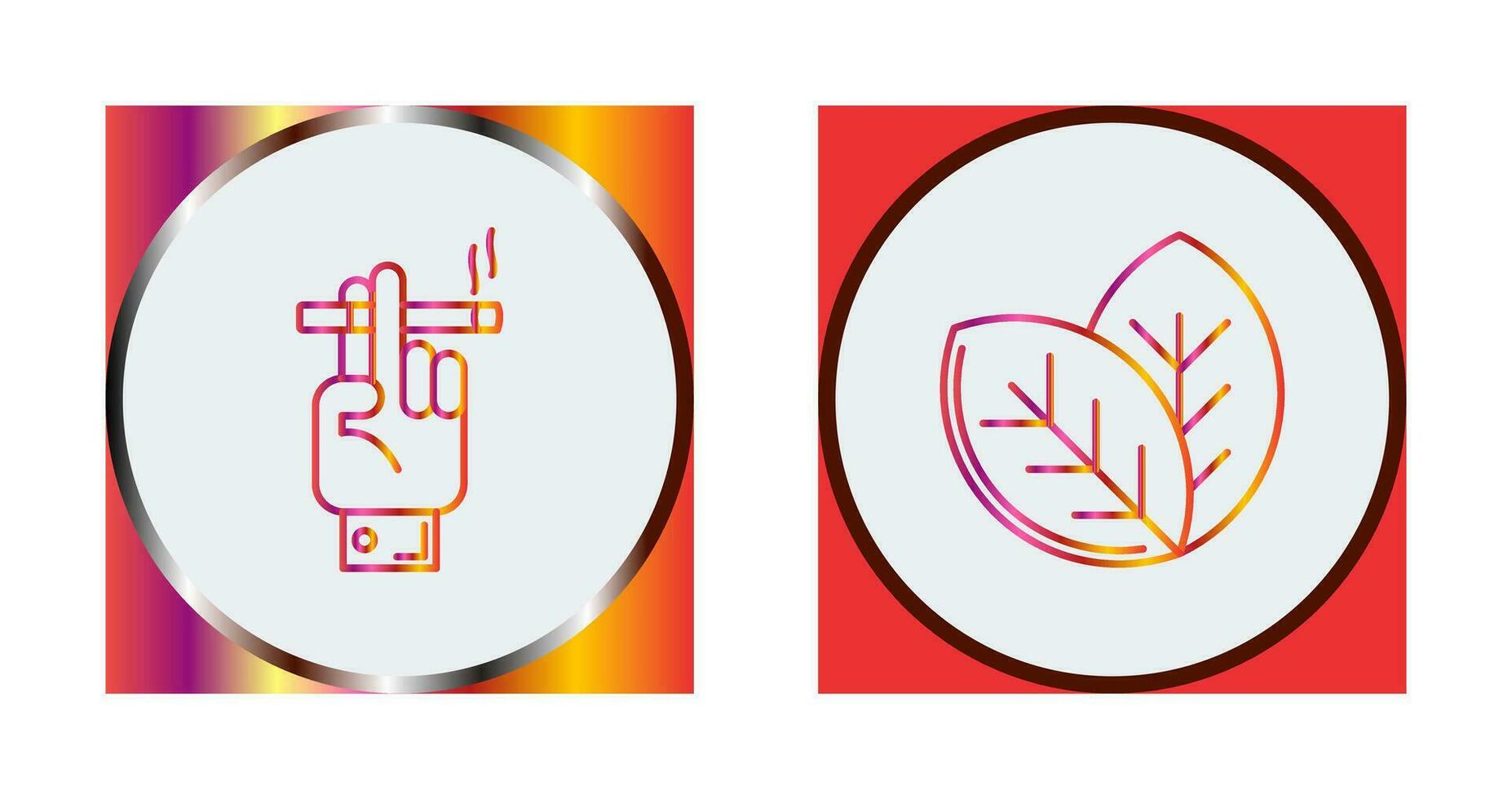 Smoking and Tobaccon Icon vector