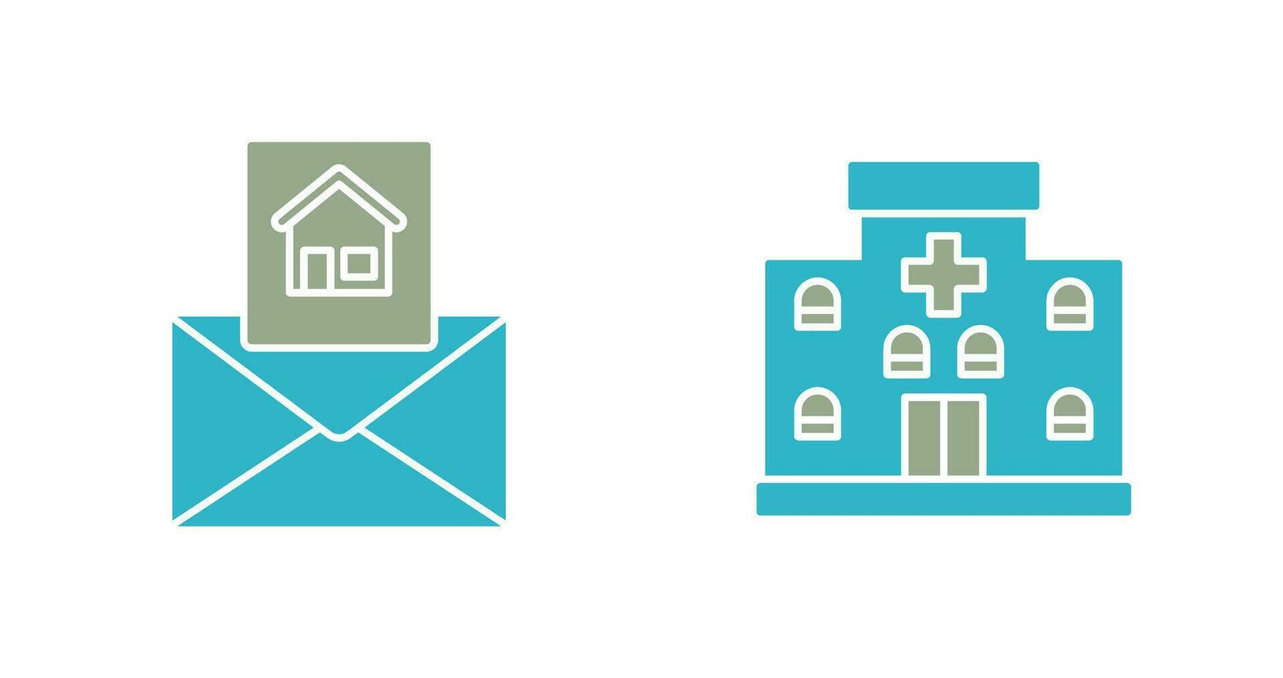 Email and Road sign Icon vector