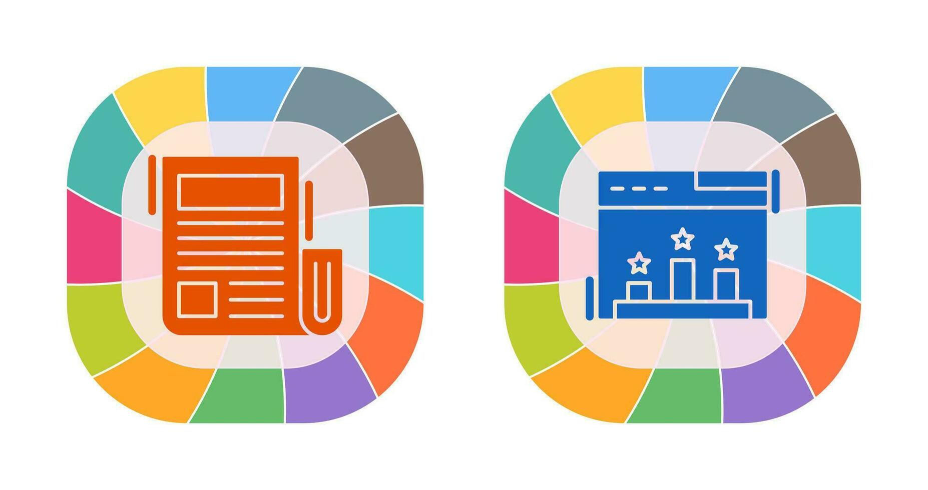 News and Ranking Icon vector