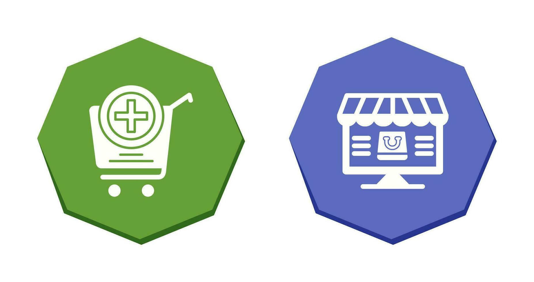 Add to Cart and Online Shopping Icon vector