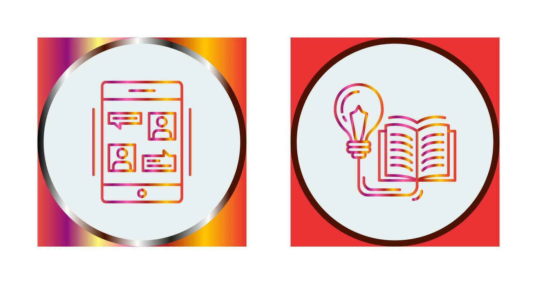 Conversation and Knowledge Icon vector