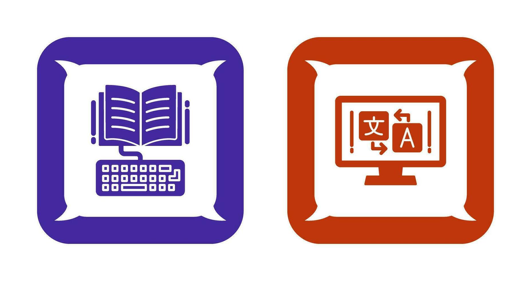 Study and Language Icon vector