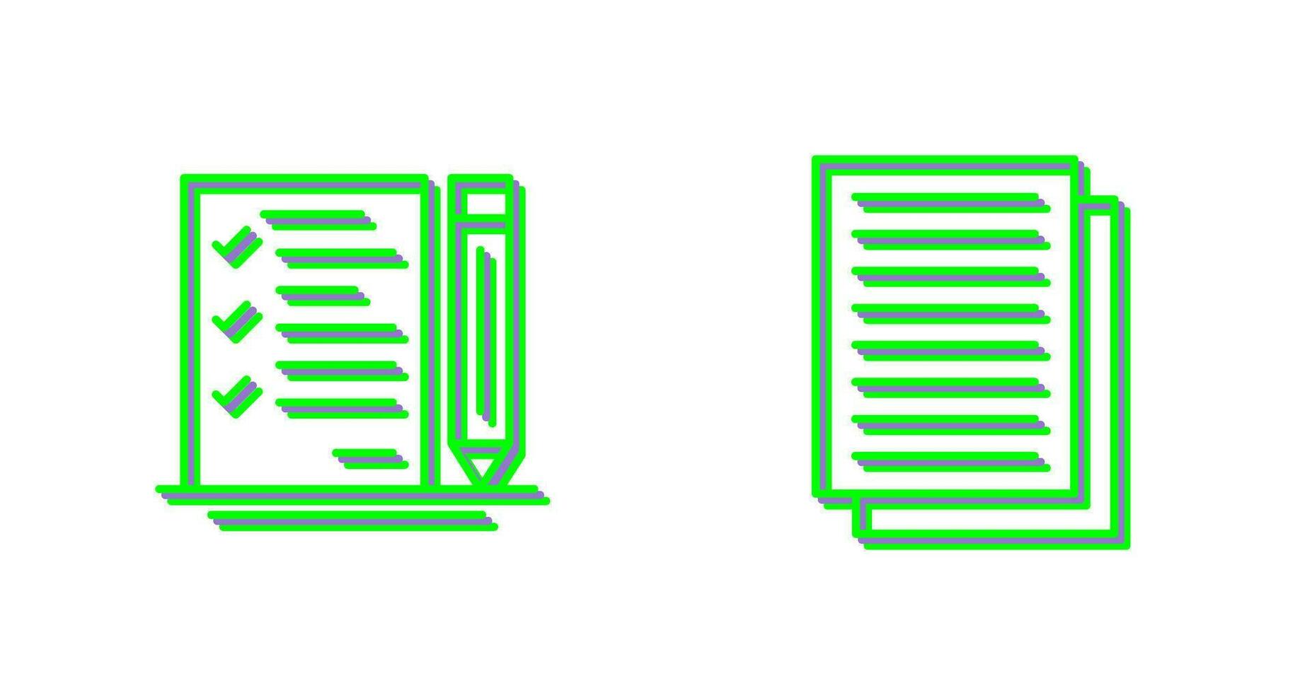 Agreement and Document Icon vector