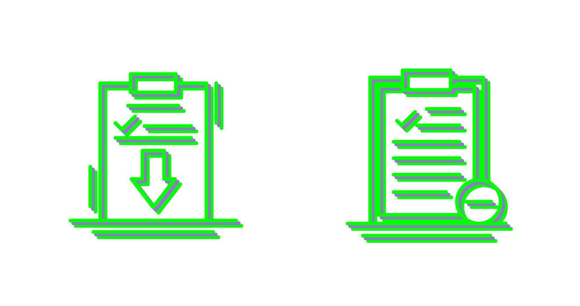 Download and Remove Icon vector